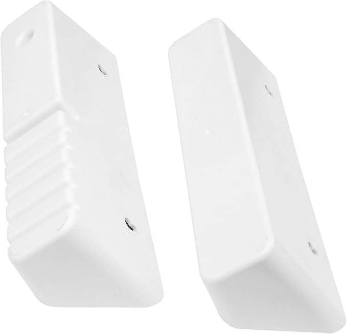 11 inch Tip Out Sink Tray, 2 Pack Molded Sink Front Tip-Out Trays with Mounting Screws, Pull Out Shelf Home White Organizer, White