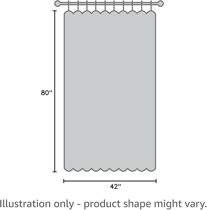 NICETOWN Temporary Door Window Curtain, Privacy Doorway Curtain for Room Divide Grommet Portable Closet Thermal Insulated Accordian Door Curtain for Hallway, 1 PC, 42" W x 80" L, Biscotti Beige