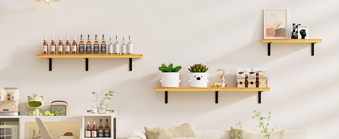 10 Pack - L 5" x H 4" x W1.5, 5mm Thick Black L Shelf Bracket, Iron Shelf Brackets, Metal Shelf Brackets, Floating Shelf, Shelf Supports with Screws