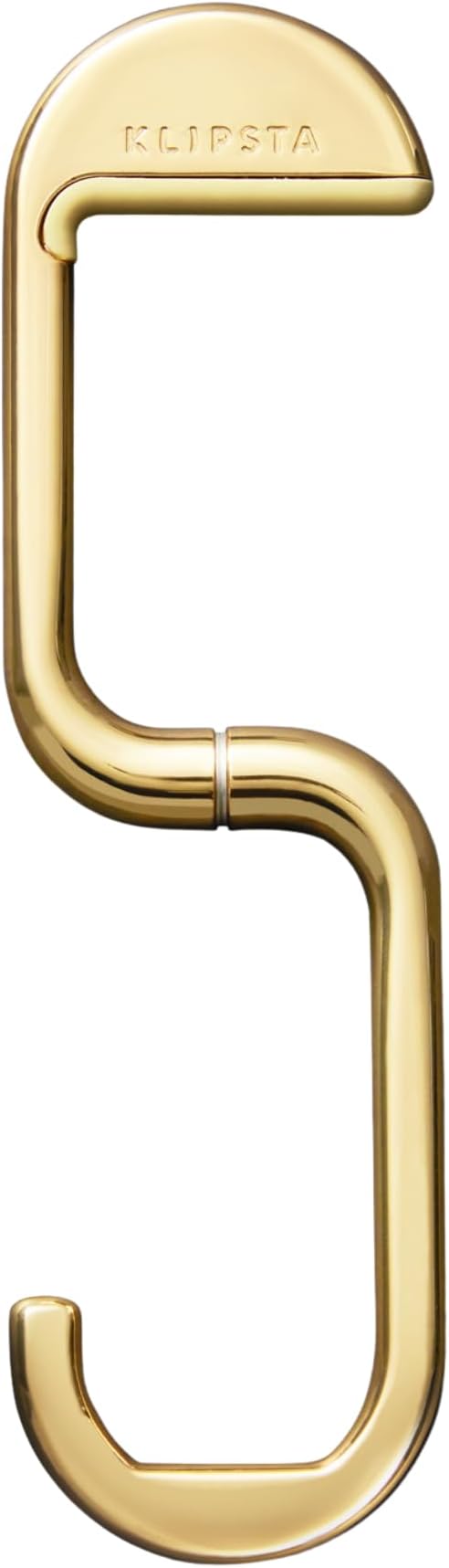 FLIP Bag Hook - Newly Redesigned. Portable Purse Hanger for Table with Magnetic Closure - Now Holds up to 50 lbs (Gold)