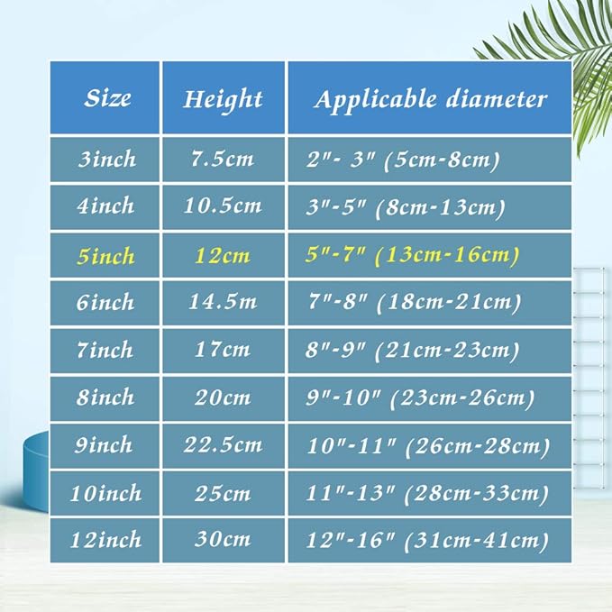 Artliving 5 Inch Black 12pcs/Set Plastic Easels Plate Display Stands Picture Frame Stand Holder