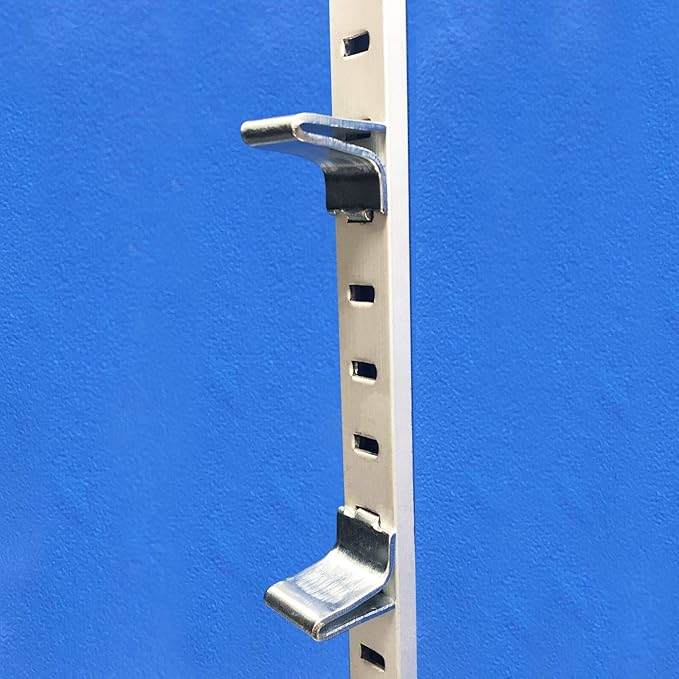 Adjustable Steel Pilaster Shelf Support Clips -40 Pieces