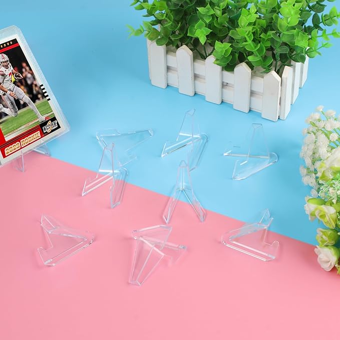 vivinin 32Packs Card Display Stand, Card Stand, Card Stands for Sports Cards, Trading Card Stand, Acrylic Material, 2.2 Inch Tall