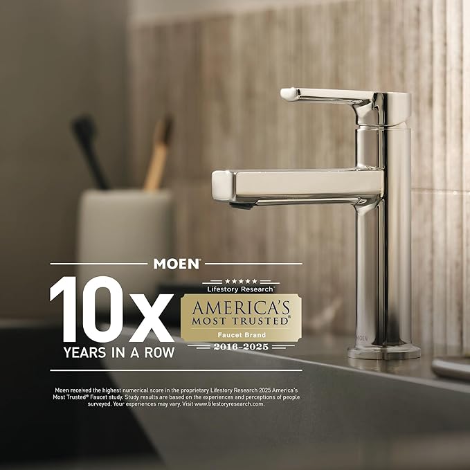 Moen YB8086CH Mason Hand-Towel Ring, Chrome (Pack of 2)