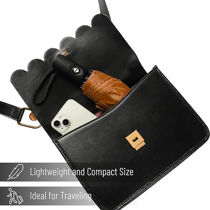 Mr. Pen- Windproof Travel Umbrella, Small Water-Resistant Automatic Folding Umbrella for Rain and Sun, Light, Compact and Portable for Women & Men, Fits Car & Backpack