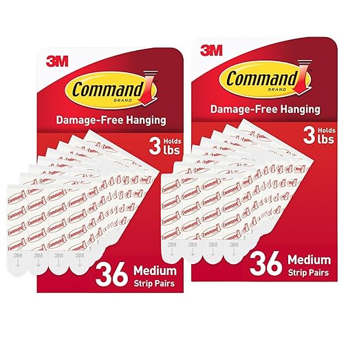 Command Medium Refill Adhesive Tape Strips (72 Strips)