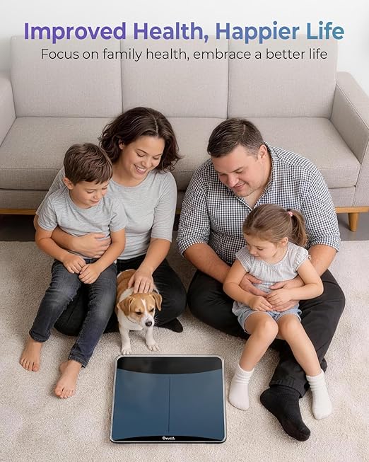Ovutek 600lb Scale for Body Weight with Weight Trends, High Accurate Weight Scale with Extra-High Capacity Large Display, Premium Digital Scales for Body Weight, Family, Pet