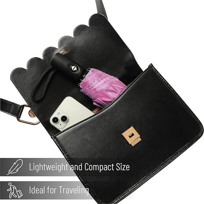 Mr. Pen- Windproof Travel Umbrella, Small Water-Resistant Automatic Folding Umbrella for Rain and Sun, Light, Compact and Portable for Women & Men, Fits Car & Backpack