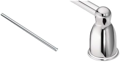 Moen YB8098CH Mason 18-Inch -Towel Bar, Chrome + Moen Mason Mounting Posts, YB8000CH