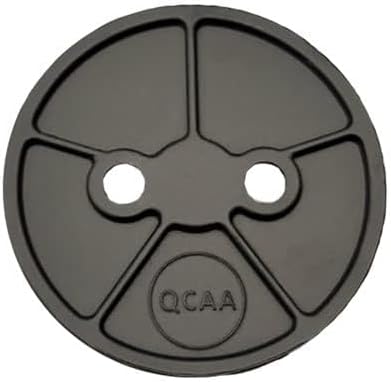 QCAA Heavy Duty Solid Metal Closet Rod Socket Set, 1-3/8'', Satin Nickel, 1 Pair, Made In Taiwan