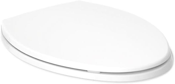 KOHLER 20110-0 Brevia,Slow Close Toilet Seat,Elongated Toilet Seat,Grip-Tight Bumpers Quick-Attach Hardware,White,(Pack of 2)