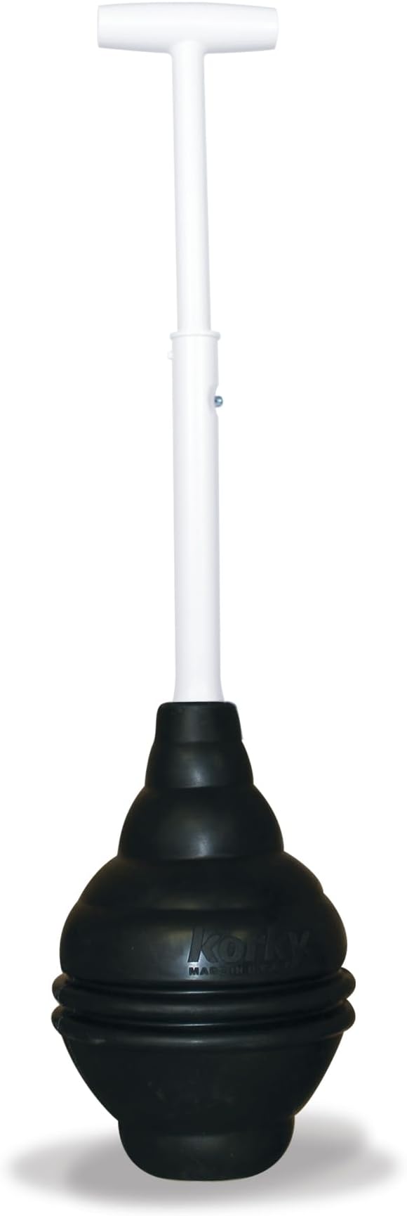 Korky BeehiveMAX Heavy Duty Toilet Plunger - Seals All Bowl Shapes – Powerful Clog Removal 1 Count (Pack of 8)