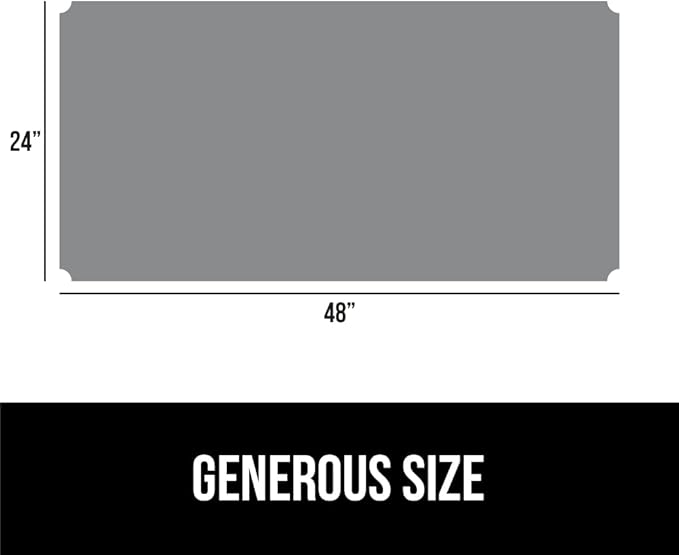 GORILLA GRIP ShelfGuard Wire Shelf Liner Compatible with Amazon Basics Shelving Unit, Set of 4 Waterproof Liners for Organizing Metal Rack Shelves, Kitchen Cabinets, Cupboard, Pantry, 24x48 Charcoal