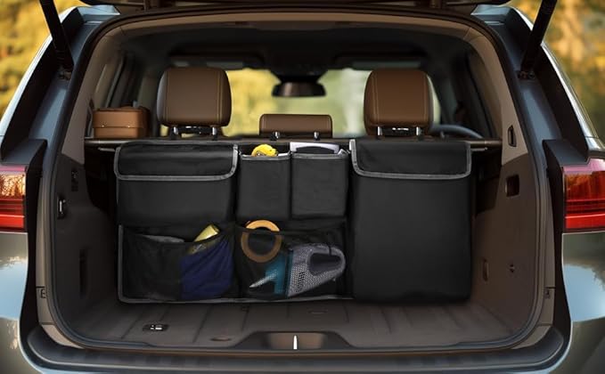 XHRING Car Trunk Organizer Backseat Hanging Storage Bag for Subaru Crosstrek Forester Outback Ascent Premium Sport Limited Base Touring XT SUV Accessories 2000-2025 2026