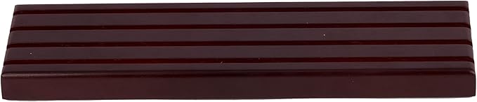 DisplayGifts Challenge Coin Display Stand, 4 Row Wooden Holder Rack Case (Mahogany - Style 2 -4 Rows)