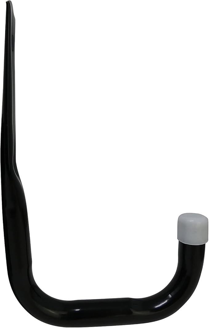 Shepherd Hardware 8089E Heavy Duty Steel 5-Inch Garage Storage Utility Hooks, 4 Pack, Black