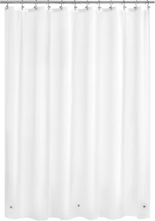 Mrs Awesome Frost Shower Curtain Liner with 3 Magnets, 72x75 Frosted PEVA Shower Liner, Light Weight Plastic Shower Curtain for Bathroom, Waterproof,Frost