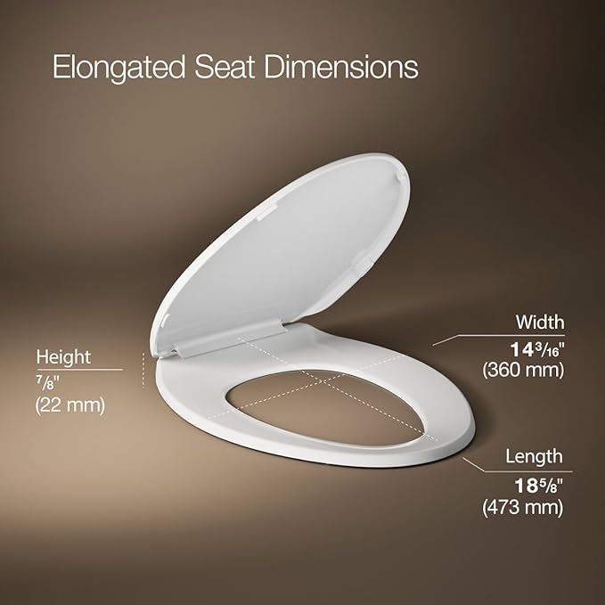 Kohler K-20110-0 Brevia Toilet Seat, White, Pack of 6