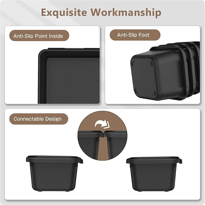 A-LuGei 【𝟲𝗦𝗜𝗭𝗘 & 80PCS Tool Box Organizer【Fits 100+ Tools】 Black Garage Organization and Storage Tray Divider Set, Desk Drawer Organizer, Toolbox for Rolling Tool Chest Cart WorkBench Small Part