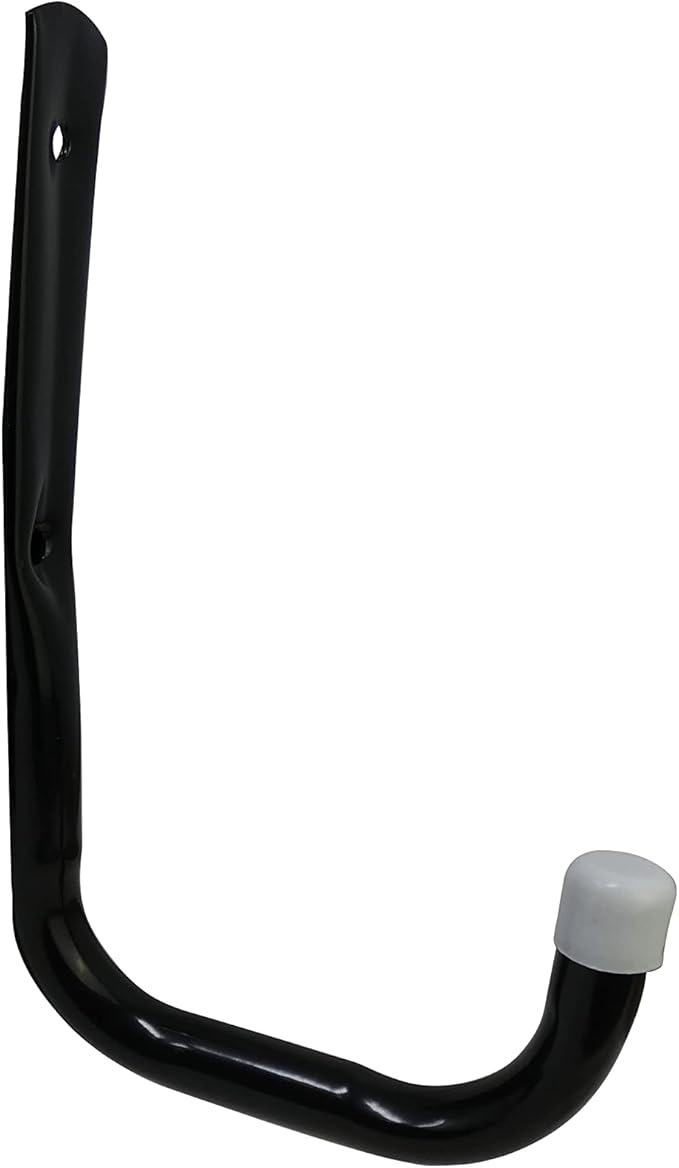 Shepherd Hardware 8089E Heavy Duty Steel 5-Inch Garage Storage Utility Hooks, 4 Pack, Black