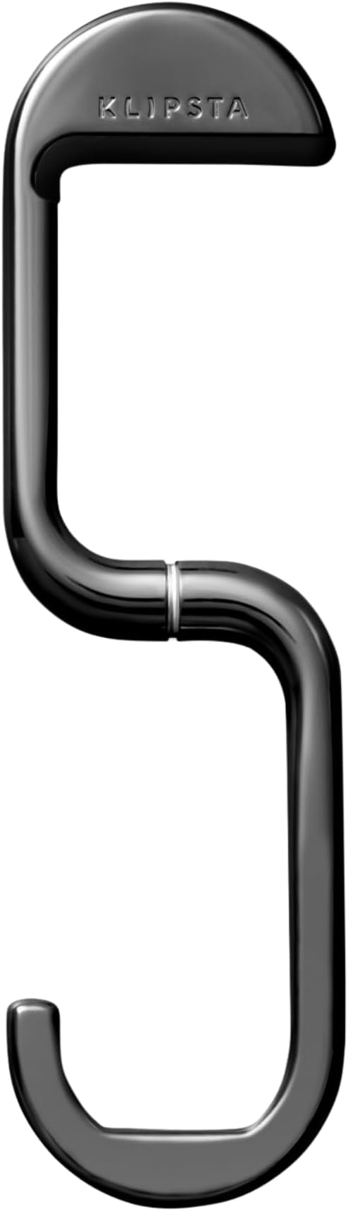 FLIP Bag Hook - Newly Redesigned. Portable Purse Hanger for Table with Magnetic Closure - Now Holds up to 50 lbs (Chrome Black)