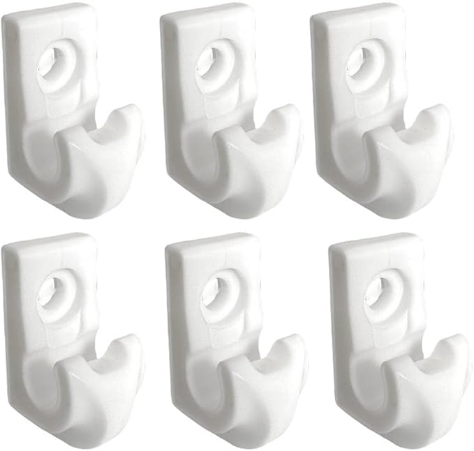 Wire Shelf Wall Clips, 20 Pcs Closet Shelves Clips, Closet Maid Shelf Clips, Down Wall Clip, Wire Shelf Brackets