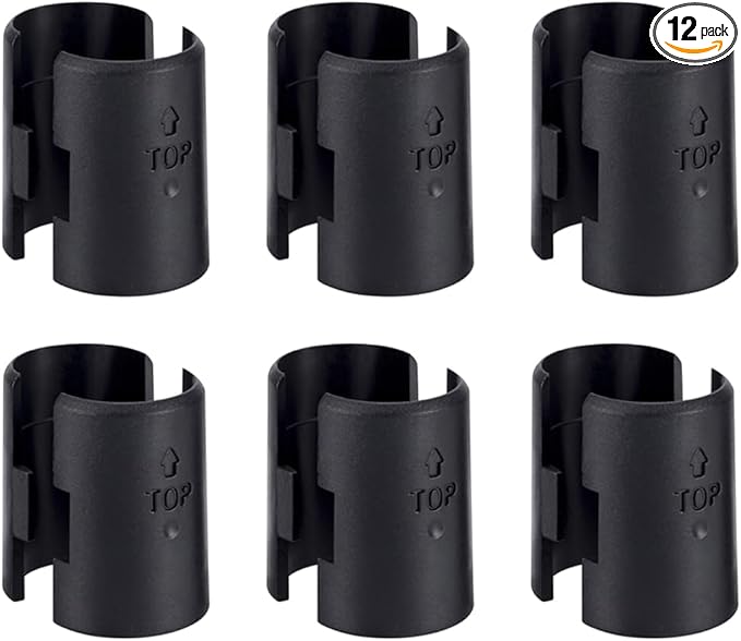 Wire Shelf Clips - 12Pack Wire Shelving Shelf Lock Clips for 1" Post Shelvings