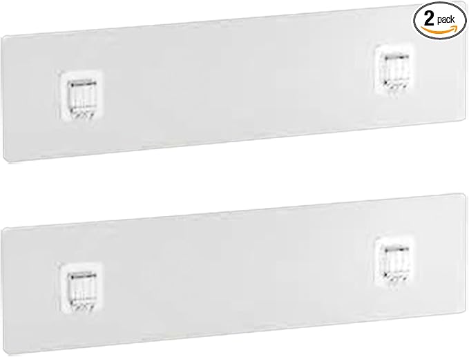 PUSDON Hanging Storage Baskets Accessory, Adhesive Strips with Hooks 16.5in*2