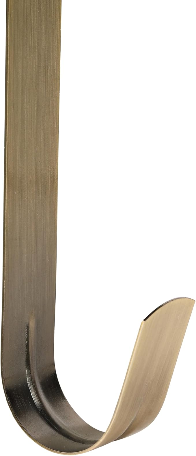 Wreath Hanger for Front Door, Slim Over The Door Hook, Easy to Use and Reusable Holiday Wreath Holder for Christmas, Thanksgiving, Halloween and Daily Décor(12" Bronze, 1)