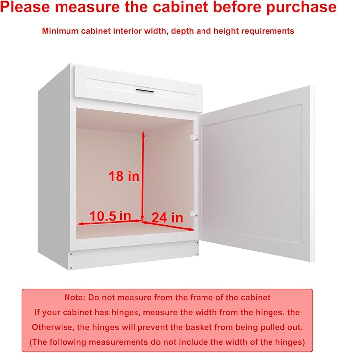 Sikarou Pull Out Cabinet Organizer 9" W x 21" D 2-Tier Individual Slide Out Drawer Pantry Shelf Storage for Kitchen Base Cabinet Organization for Kitchen, Bathroom, Pantry, Chrome