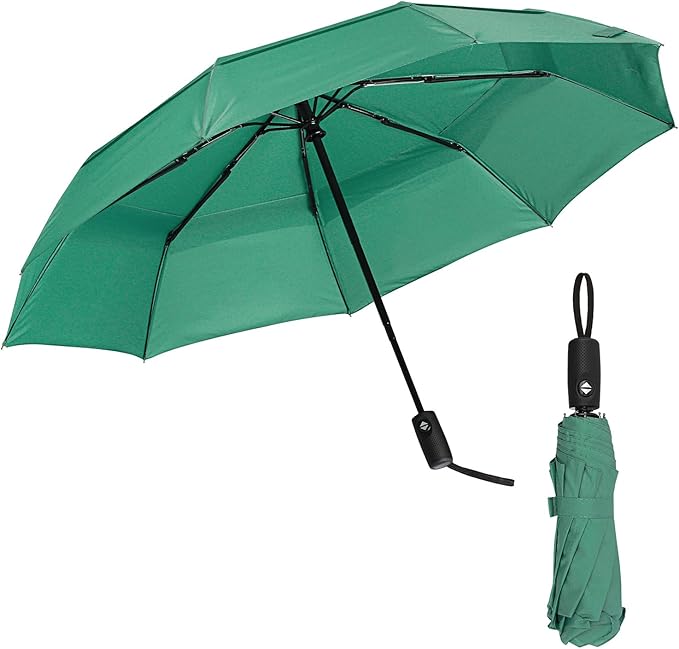 Mr. Pen- Windproof Travel Umbrella, Small Water-Resistant Automatic Folding Umbrella for Rain and Sun, Light, Compact and Portable for Women & Men, Fits Car & Backpack