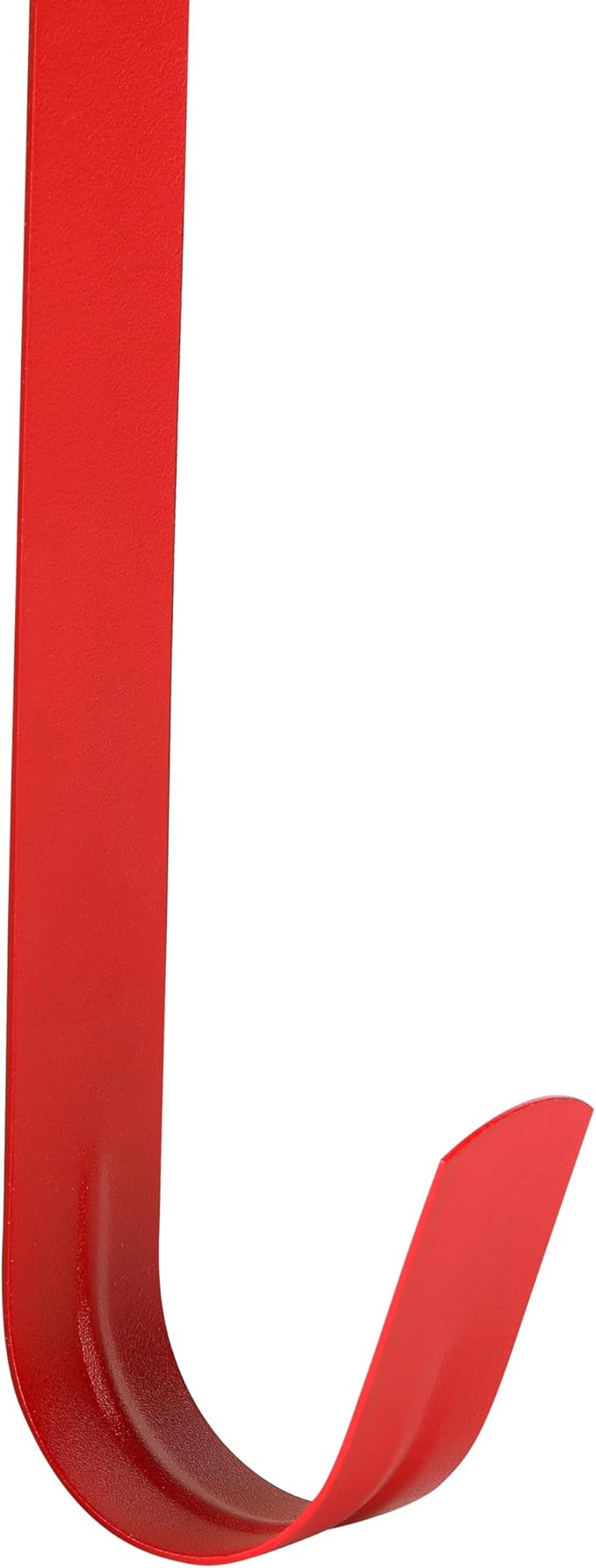 Wreath Hanger for Front Door, Slim Over The Door Hook, Easy to Use and Reusable Holiday Wreath Holder for Christmas, Thanksgiving, Halloween and Daily Décor (15" Red, 2)