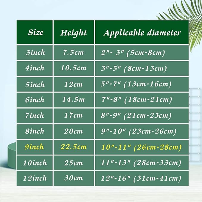 Artliving 9 Inch Clear Plastic Easels or Stand/Plate Holders to Display Pictures or Other Items at Weddings, Home Decoration, Birthdays, Tables (6 Pack)
