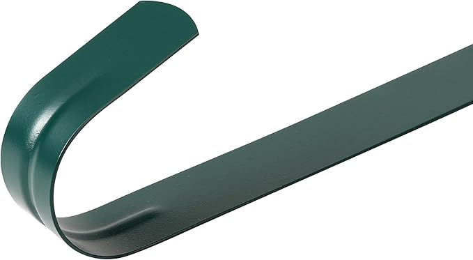 Wreath Hanger for Front Door, Slim Over The Door Hook, Easy to Use and Reusable Holiday Wreath Holder for Christmas, Thanksgiving, Halloween and Daily Décor (15" Green, 2)