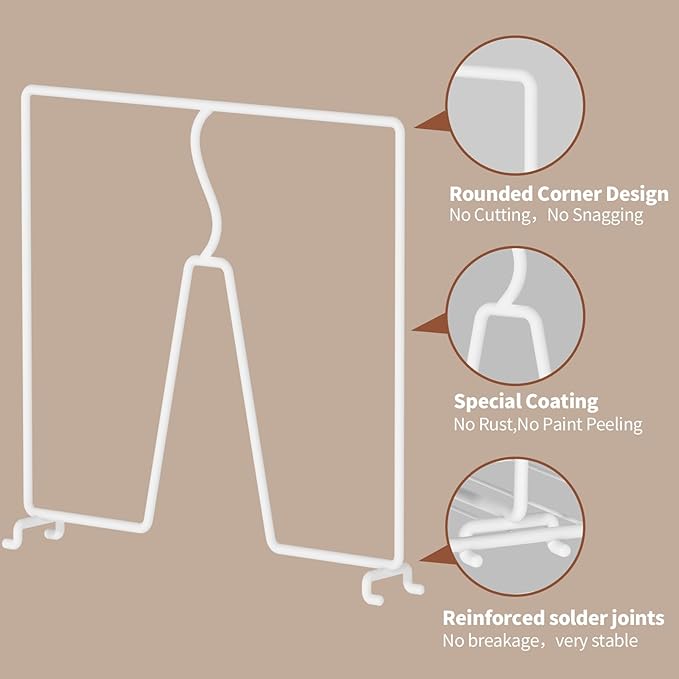 Wire Shelf Dividers for Closet: Tall 12 Pack 12-Inch Deep Adjustable Organizer for Shelves,Metal Rack Separator for Clothes, Purses & Bags，No Tool