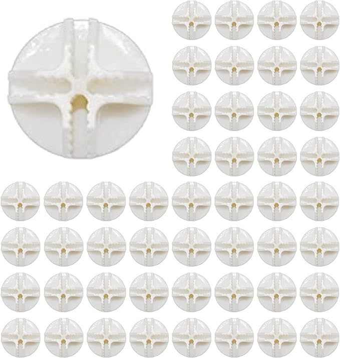 Wire Cube Plastic Connector 50Pcs Wire Grid Cube Organizer Connector for Modular Closet Storage Organizer and Wire Shelving (White)