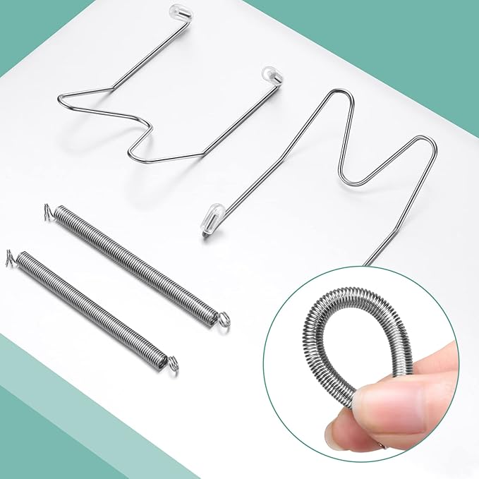 Hotop 12 Pieces Plate Hangers for Wall 8/10/12 Inch Stainless Steel Wire Invisible Plate Hangers Heavy Duty Display Holders with 12 Pieces Hooks for Wall Decorative(Silver)