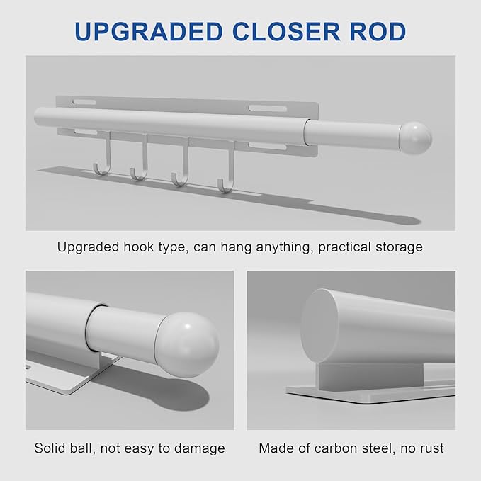 12 inch valet rod,extendable and pull-out wardrobe pole for hanging clothes pull out,closet extender hanging rod,wardrobe extender pole,closet accessories, closet valet rod slide out
