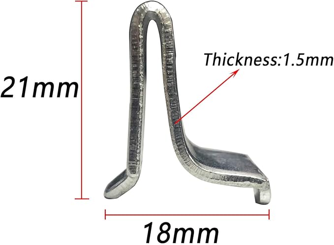 Adjustable Steel Pilaster Shelf Support Clips -14 Pieces