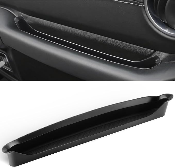 SINGARO Passenger Storage Tray Organizer Grab Handle Storage Box Compatible with 2018-2023 Jeep Wrangler JL JLU, Jeep Wrangler Accessories, Car Interior Accessories, Black