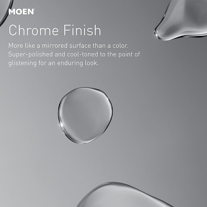 Moen YB8086CH Mason Hand-Towel Ring, Chrome (Pack of 2)