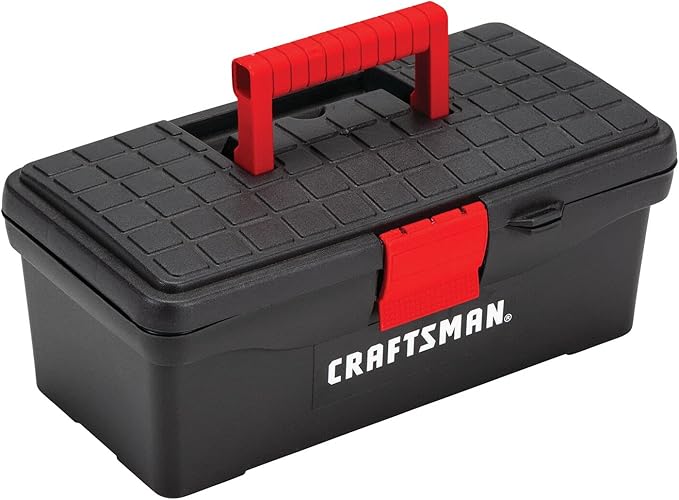 CRAFTSMAN Tool Box,Lockable,13 in.,Red/Black (CMST13004),(Pack of 4)