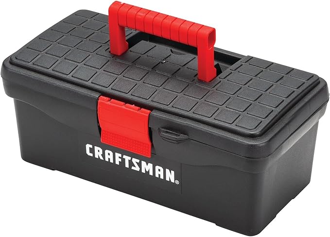 CRAFTSMAN Tool Box,Lockable,13 in.,Red/Black (CMST13004),(Pack of 4)