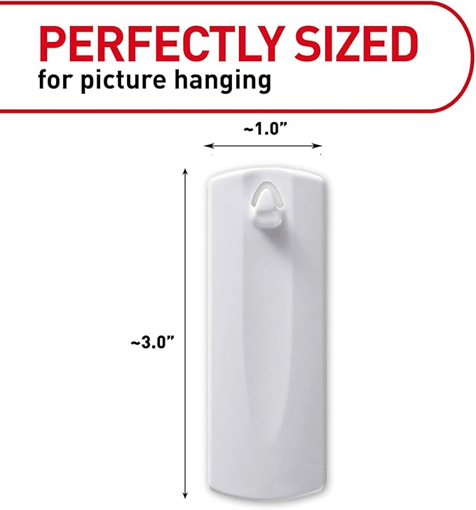 Command Sawtooth Picture Hangers, 4 Frame Hangers and 6 Command Strips, Damage-Free Hanging Sawtooth Frames, No Tools Wall Hook for Home Decor, Holds up to 4 lb