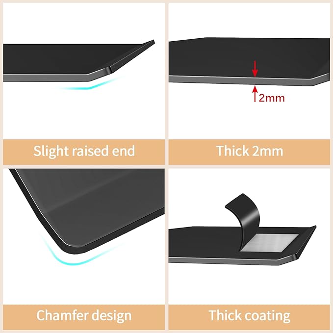 MKO 20" Floating Shelves for Wall, Long Metal Wall Mounted Shelf for Bathroom, Bedroom, Living Room, Kitchen, Display Hanging Shelves for Books/Storage/Room Decor 2 Packs, Black