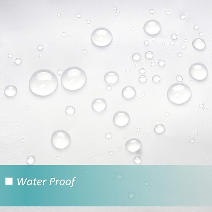Mrs Awesome Long Shower Curtain Liner with 6 Magnets 72 x 78 inch, PEVA 8G Thick & Heavy Duty Plastic Shower Curtain for Bathroom, Waterproof,72x78, Frost
