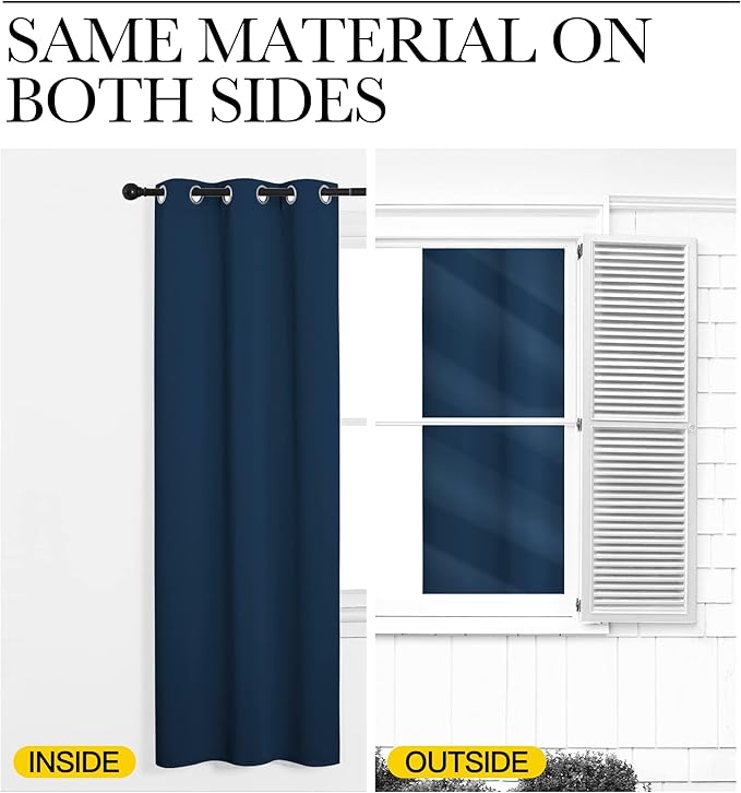 NICETOWN Moroccan Blue Curtains for Living Room, 55x96 Inch,1 Piece, Burgundy Red, Home Decor Energy Smart Thermal Insulated Window Treatment Drape/Drapery for Patio Door