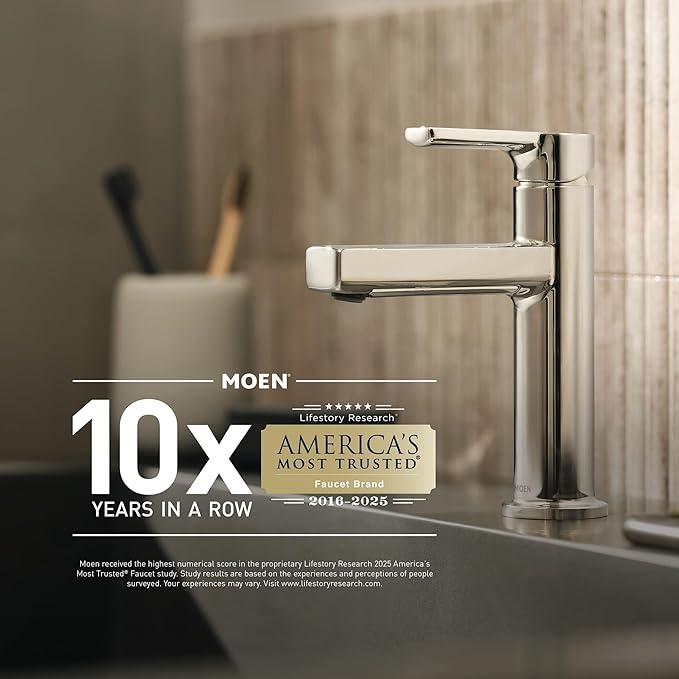 Moen YB8086CH Mason Hand-Towel Ring, Chrome (Pack of 2)