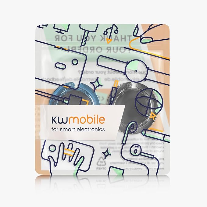kwmobile Purse Hook for Table - Set of 2 Purse Holder - Folding Handbag Hanger - Portable Bag Holder - Bag Hooks for Desk - Table Hook Dark Blue/Black