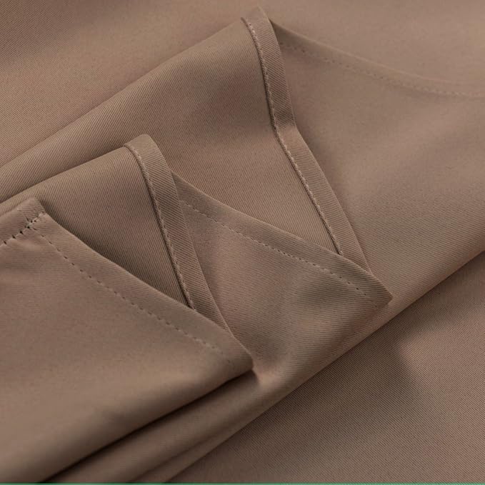 NICETOWN Bedroom Blackout Curtain and Drape - Window Treatment Thermal Insulated Grommet Top Blackout Drapery for Bedroom (1 Panel, 70 by 63 Inch, Cappuccino)